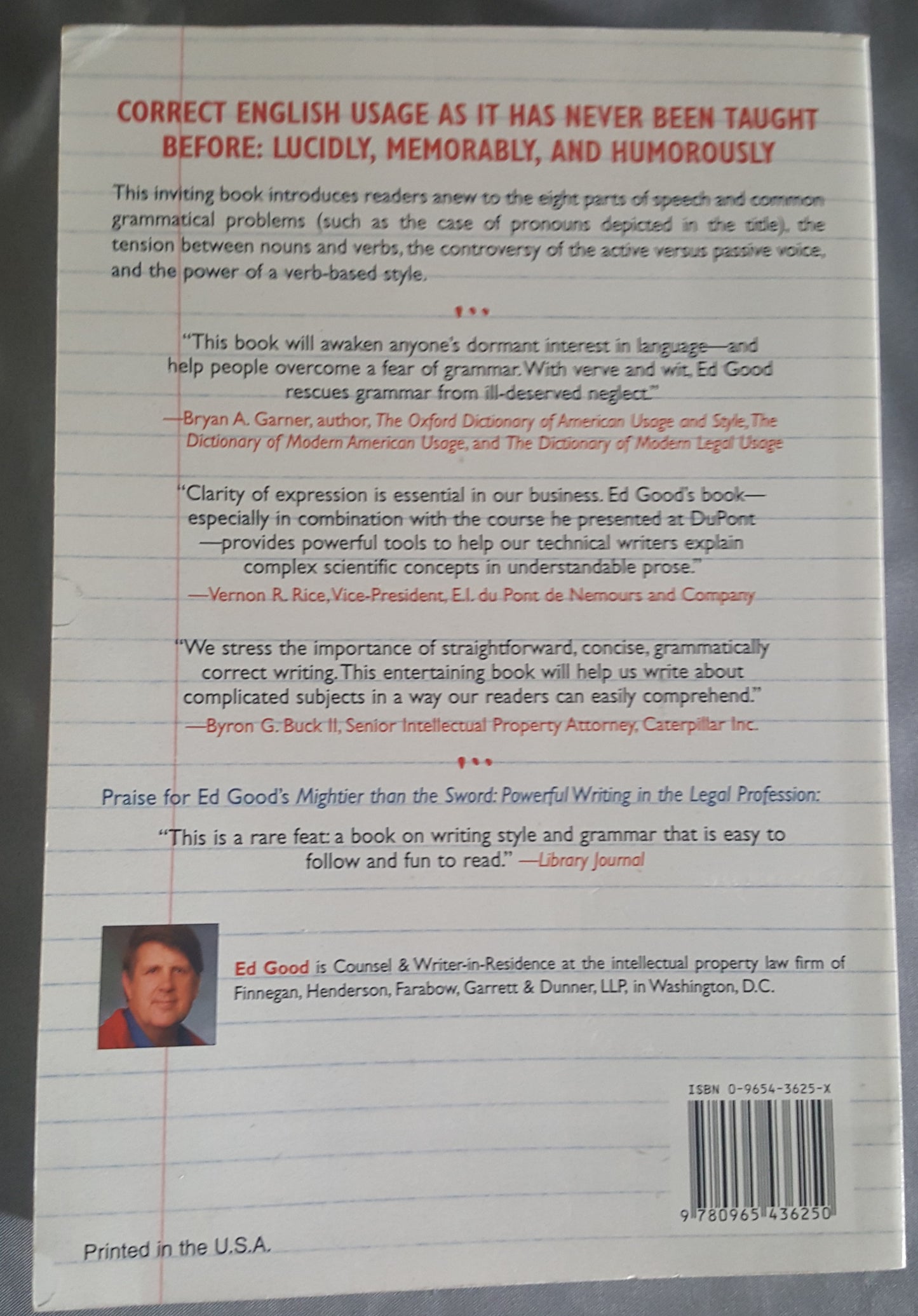 A Grammar Book For You and I….oops, Me