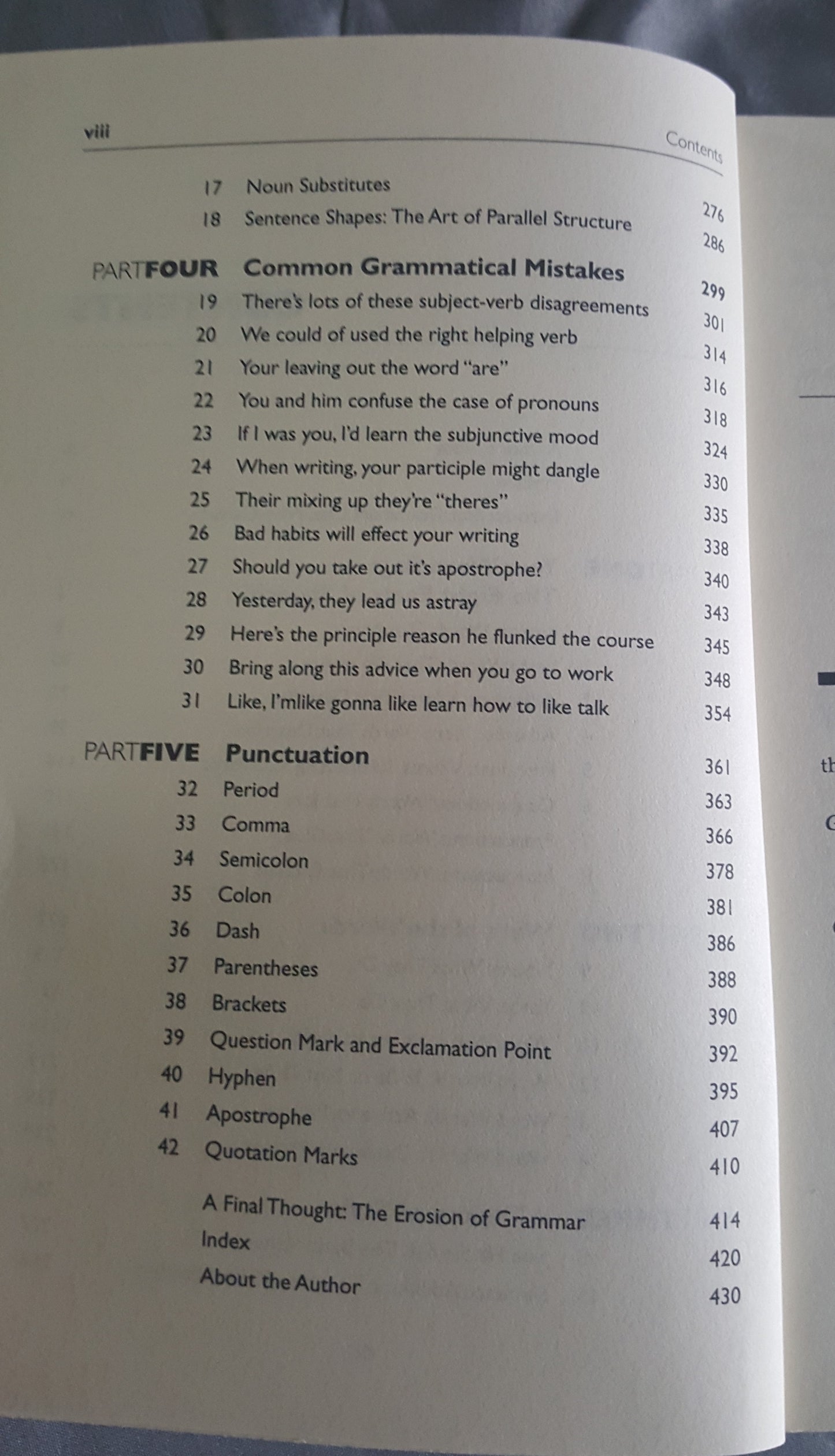 A Grammar Book For You and I….oops, Me