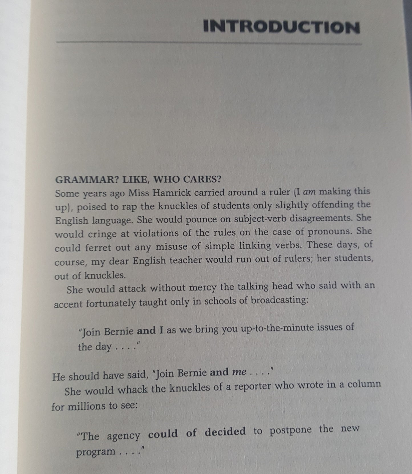 A Grammar Book For You and I….oops, Me