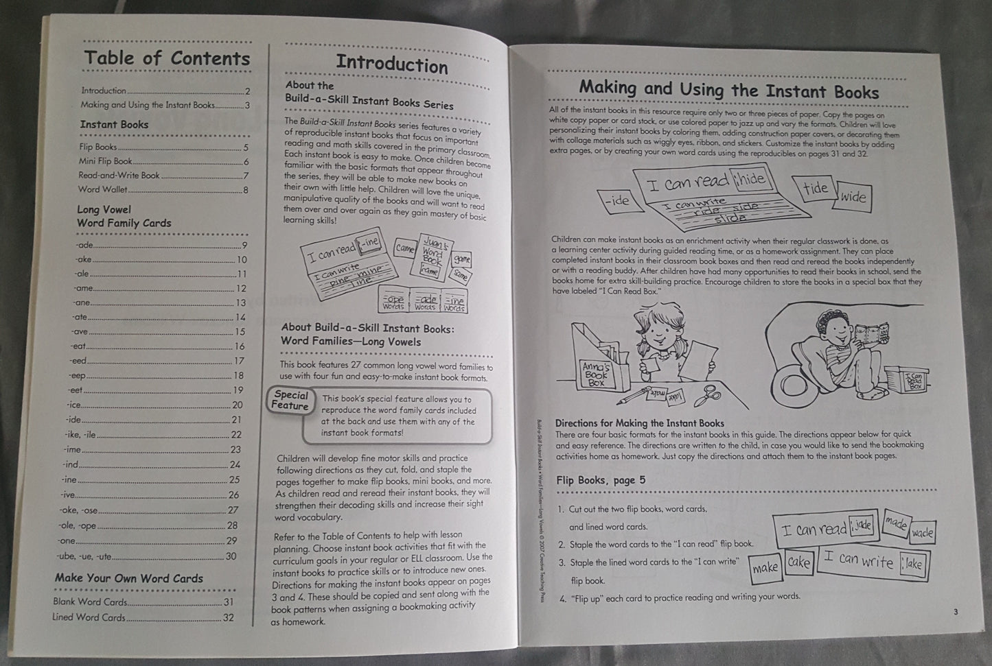 Build a Skill Instant Books 8 book set covers phonics and other language arts subjects