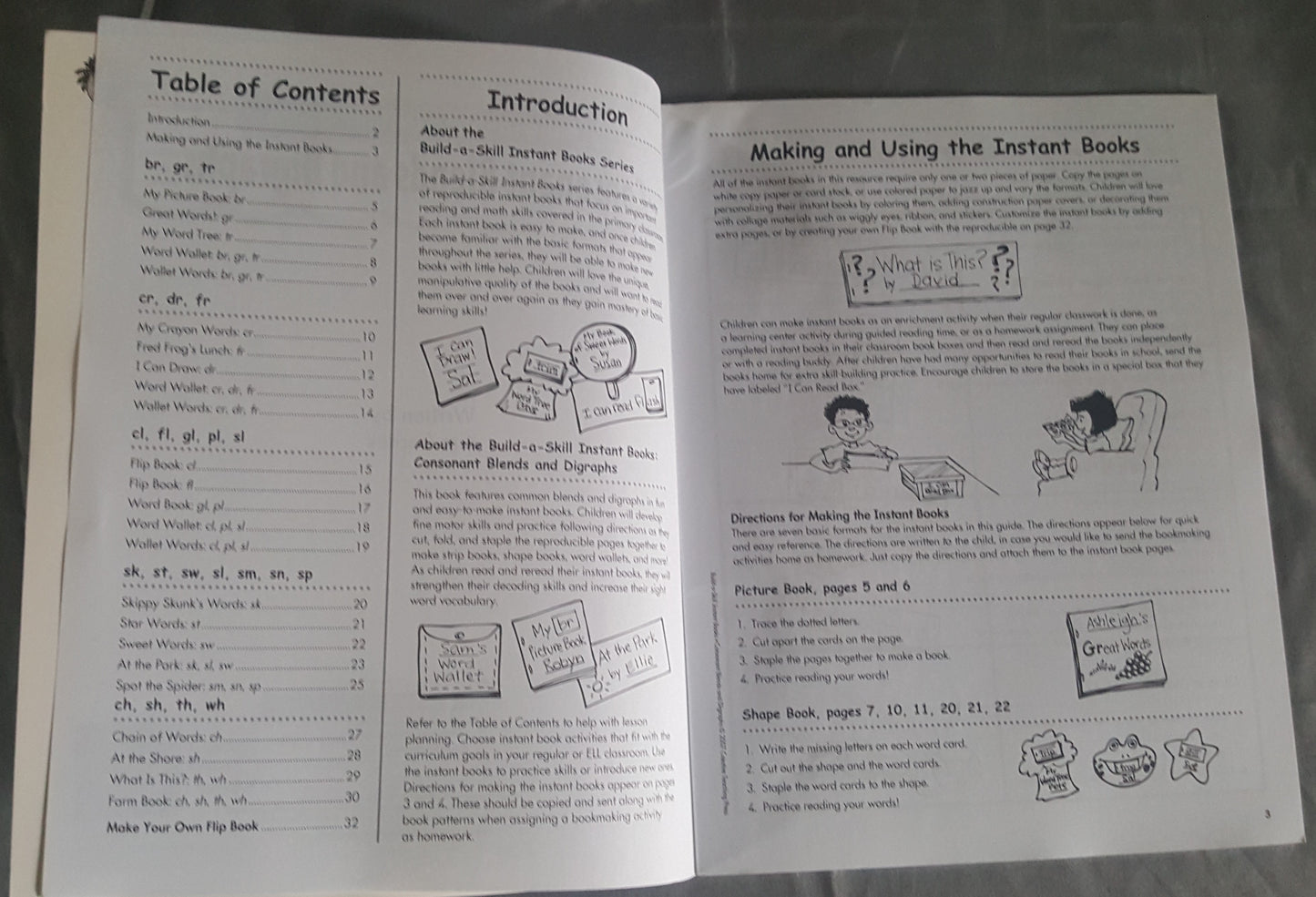 Build a Skill Instant Books 8 book set covers phonics and other language arts subjects