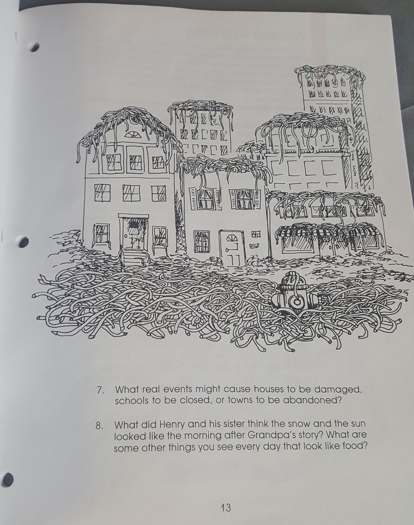Cloudy With a Chance of Meatballs reader and study guide