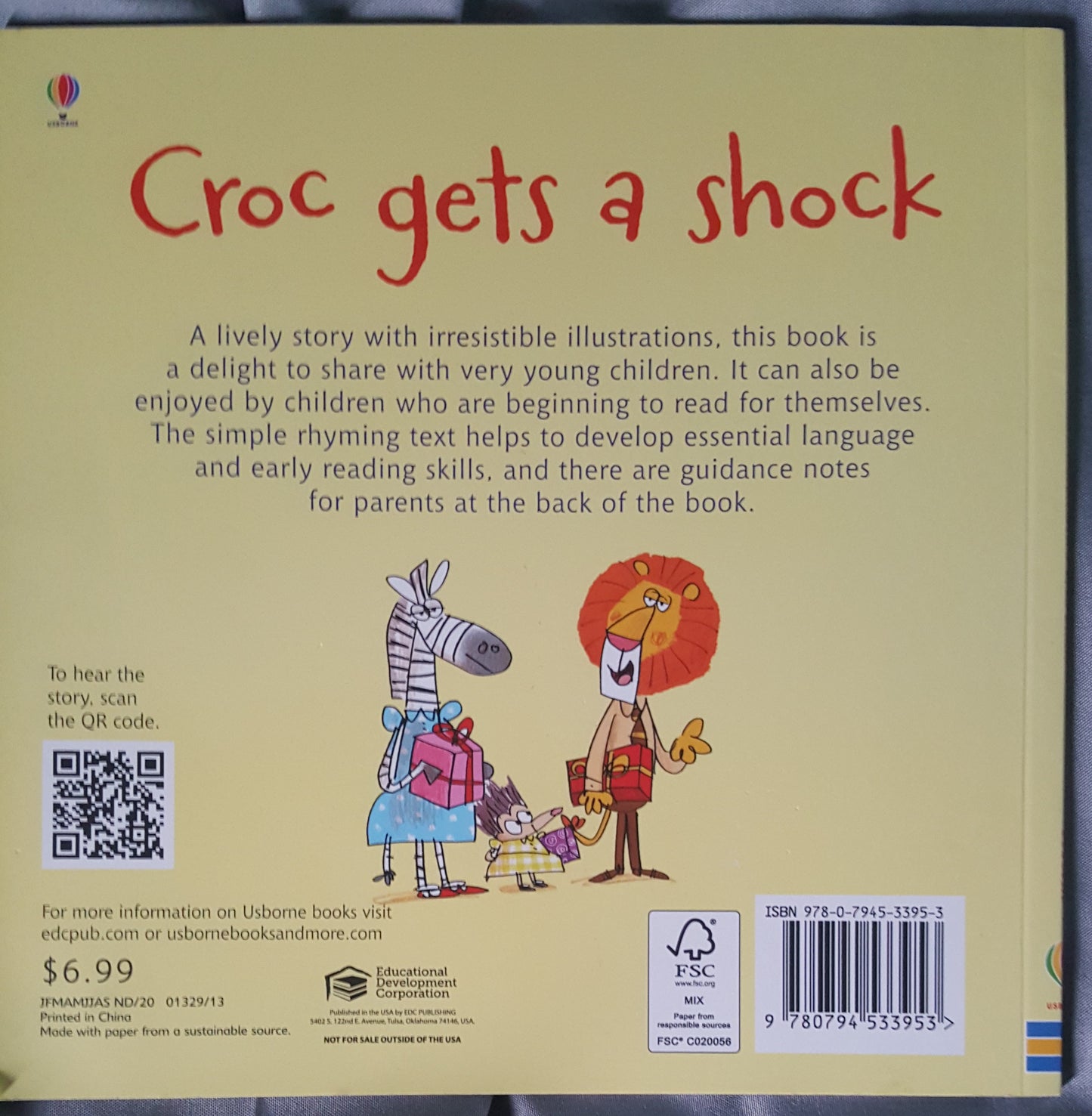 Usborne Croc Gets a Shock