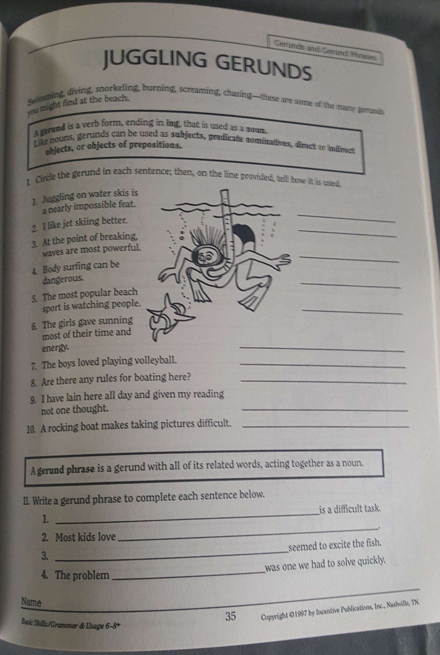 Grammar and Usage Middle Grades