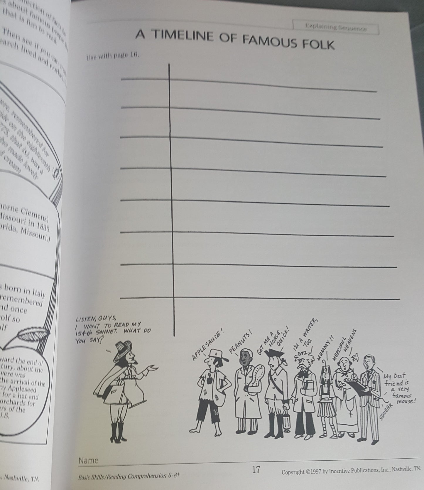 Reading Comprehension Middle Grades