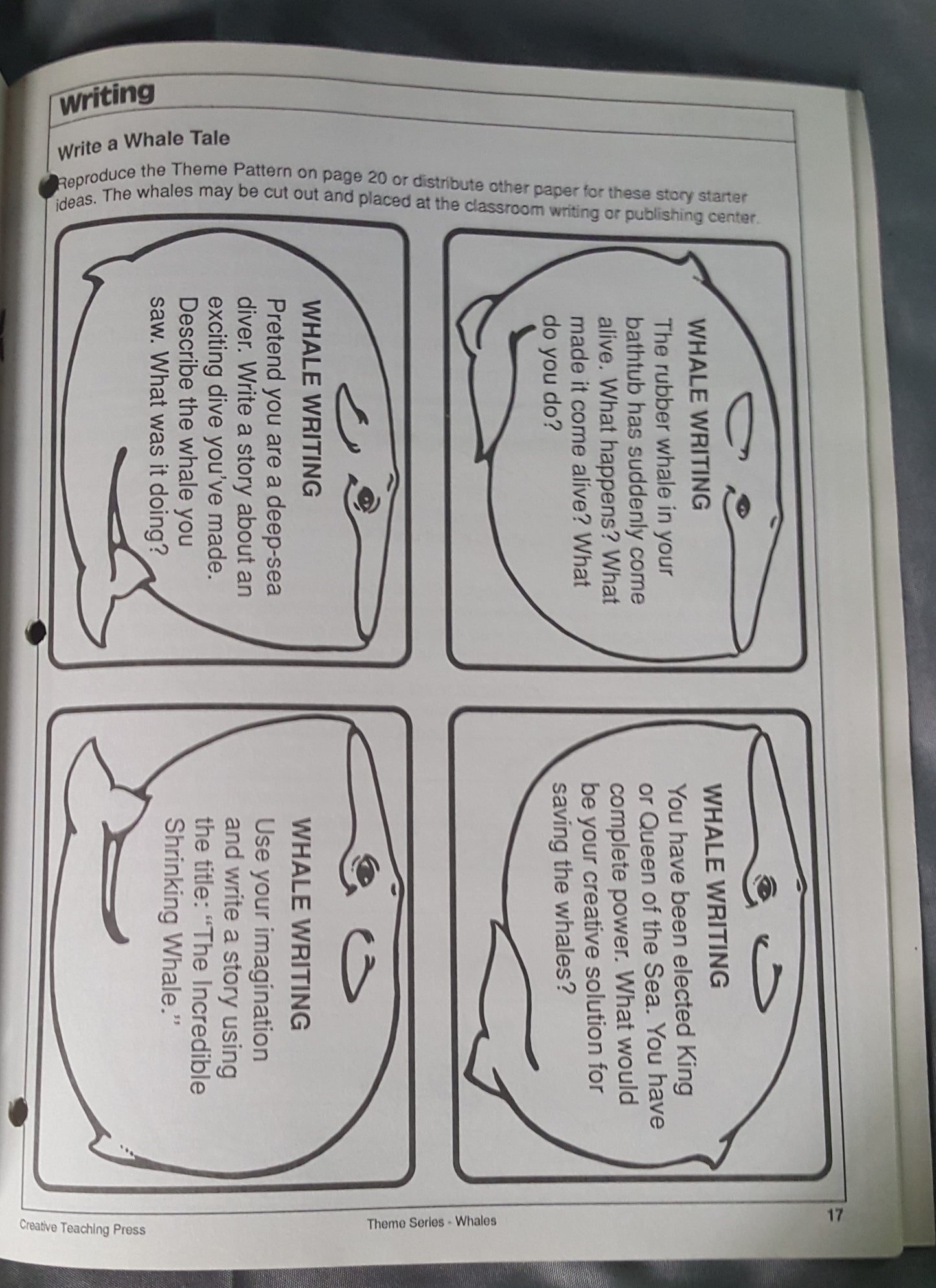 Whales Unit Study
