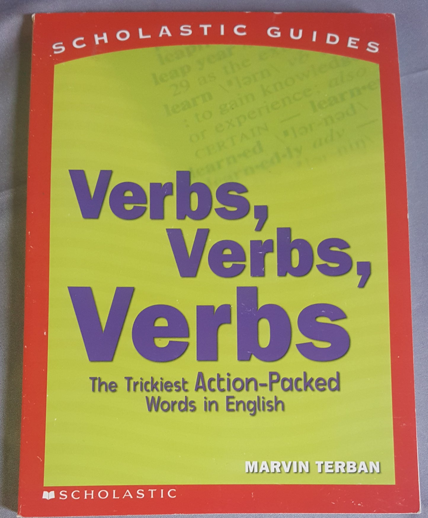 Verbs, Verbs, Verbs