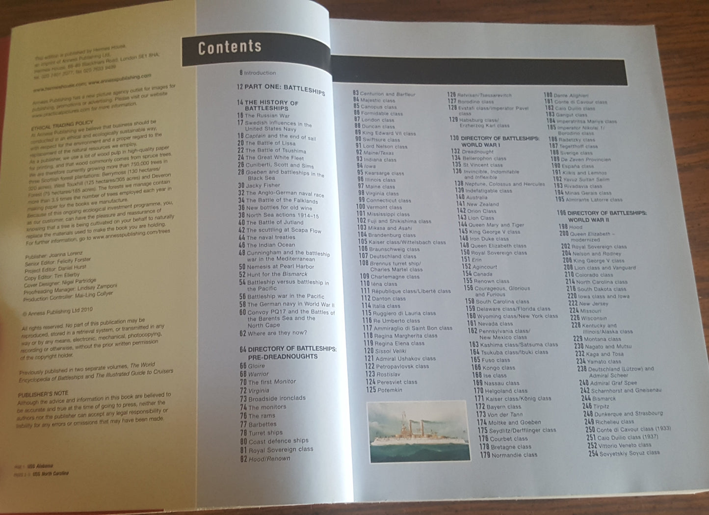 Illustrated Encyclopedia of Battleships and Cruisers