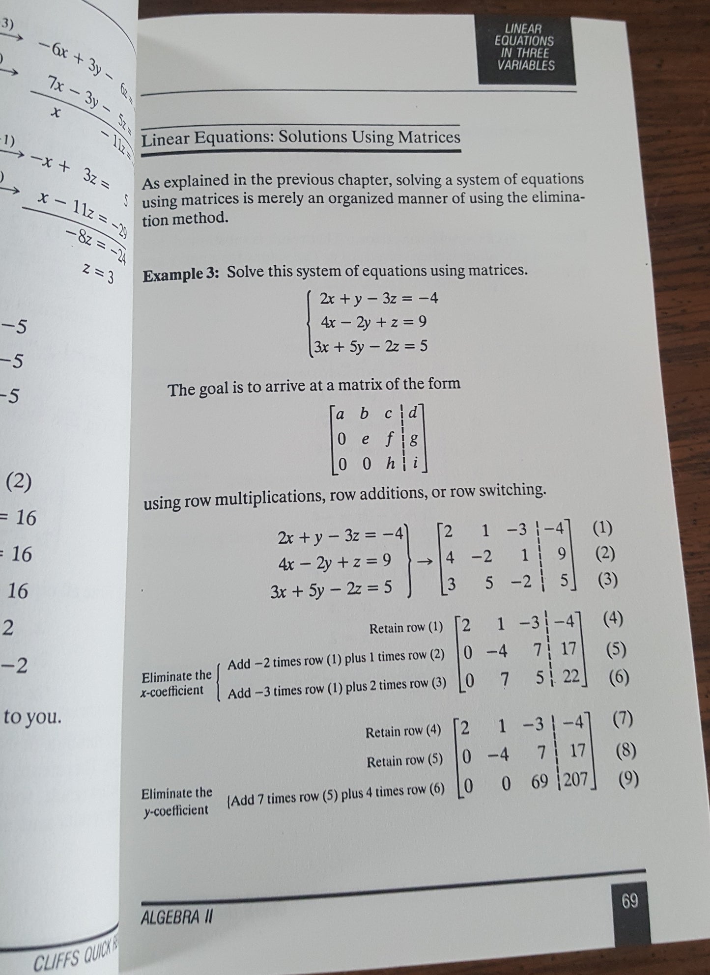 Cliffs Quick Review Algebra II