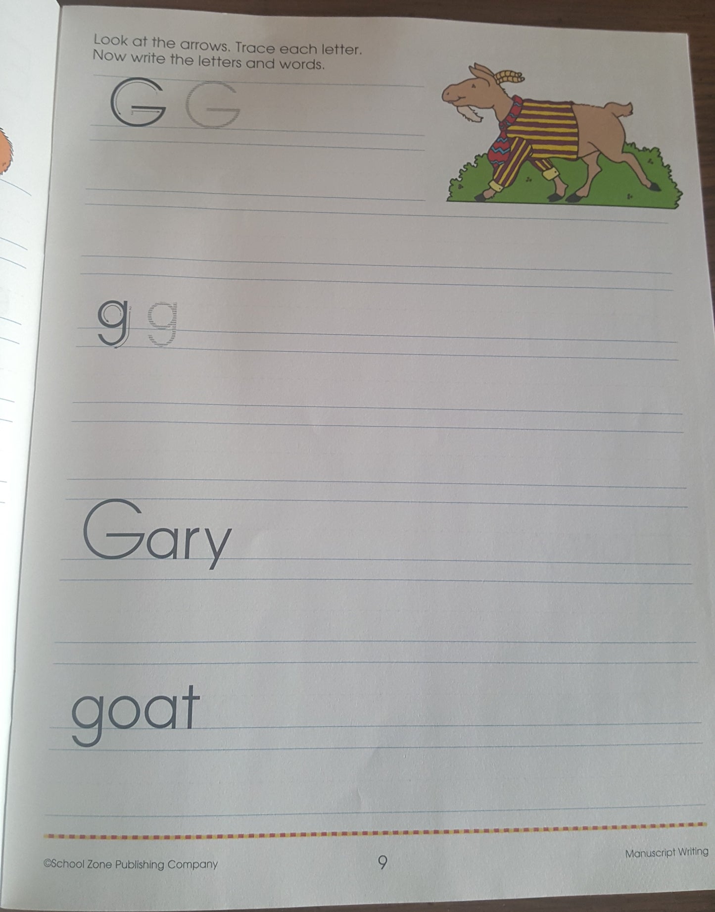 Manuscript Writing Grades K – 2