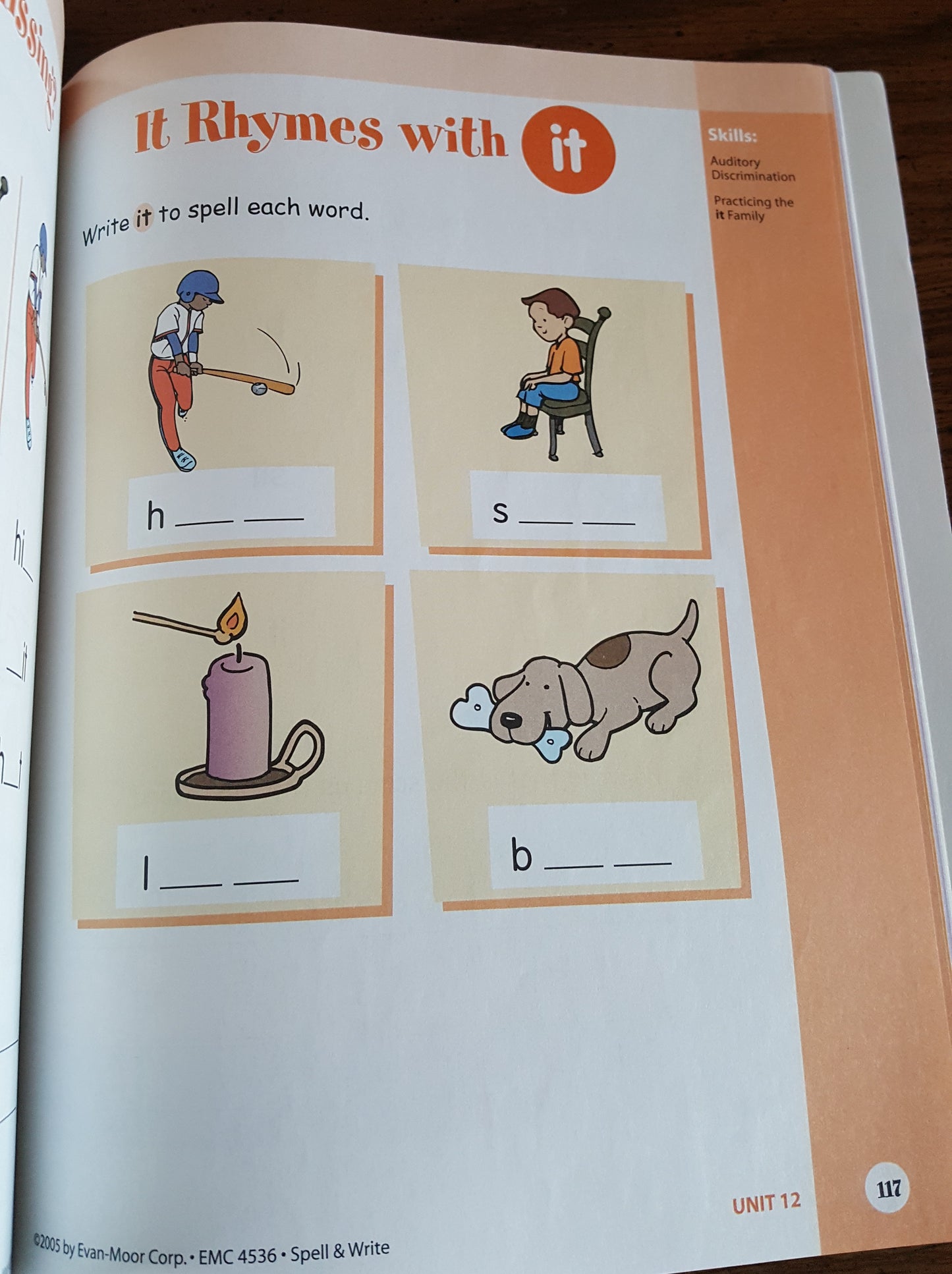 Spell and Write Grade K