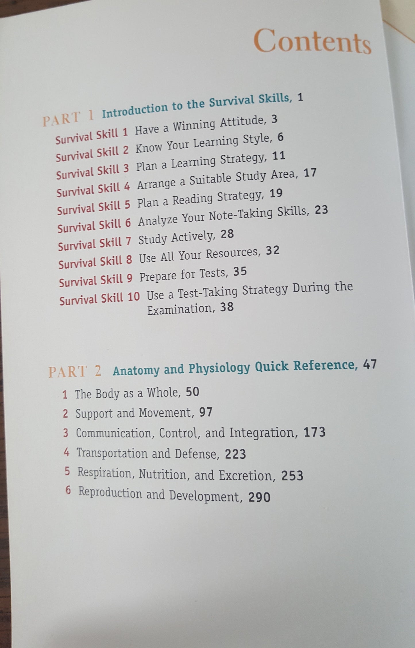 Survival Guide for Anatomy and Physiology Mosby