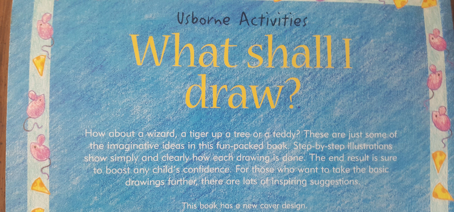 Usborne What Shall I Draw?