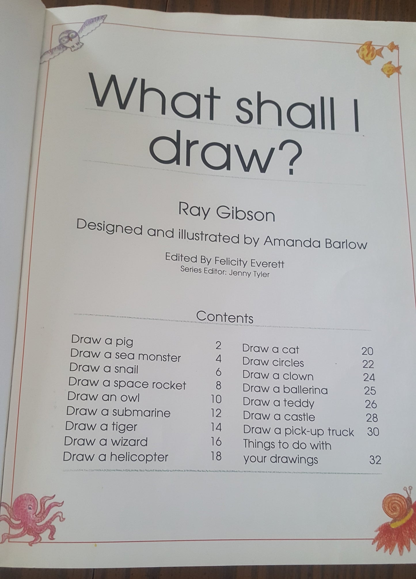 Usborne What Shall I Draw?