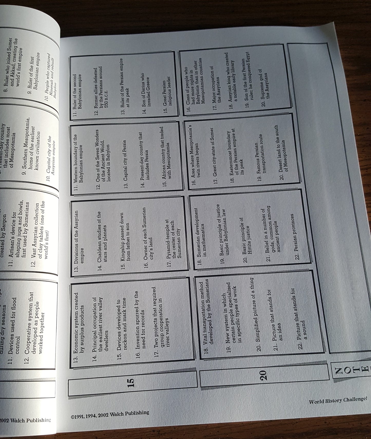 World History Challenge
