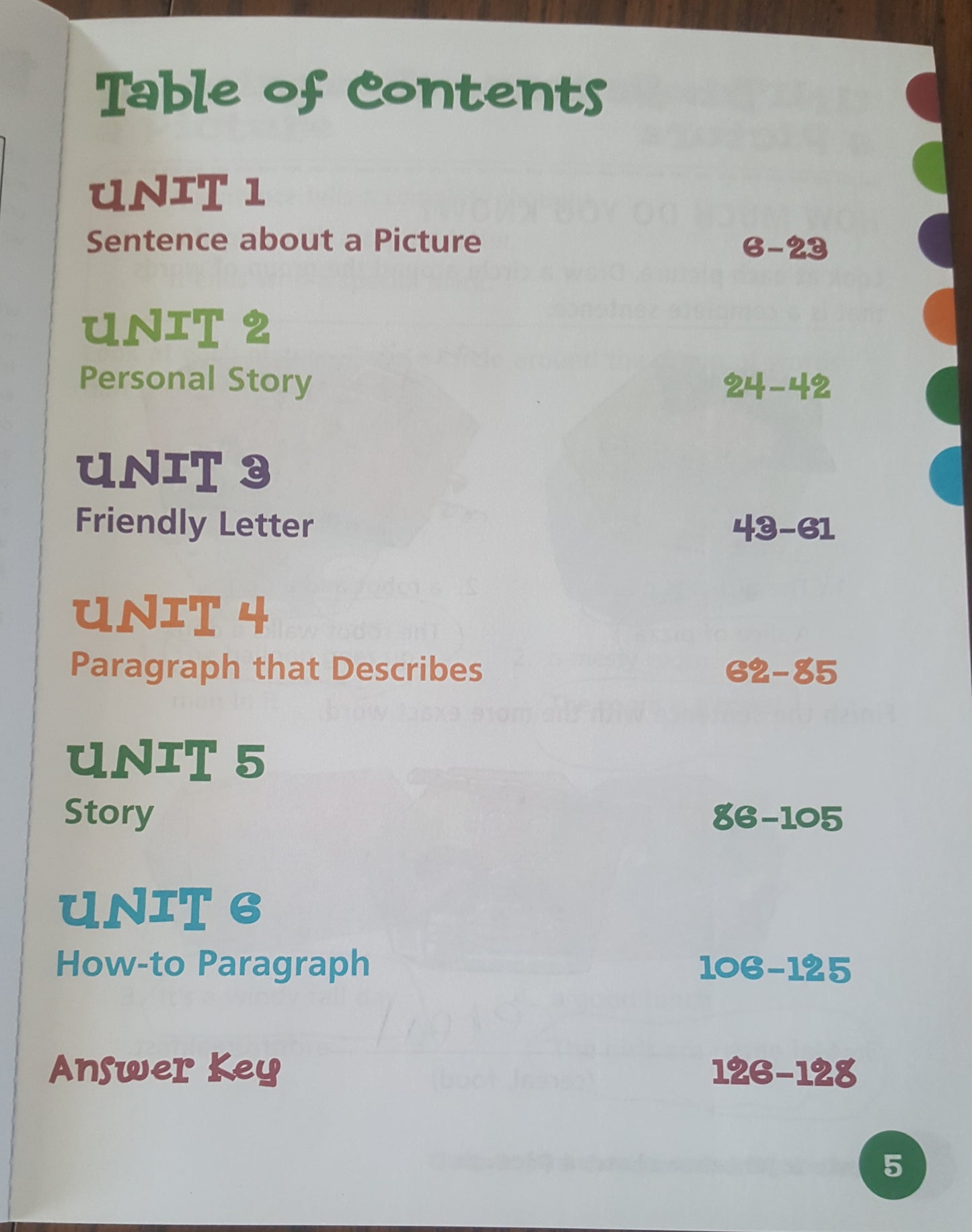Writing Skills Grade 2