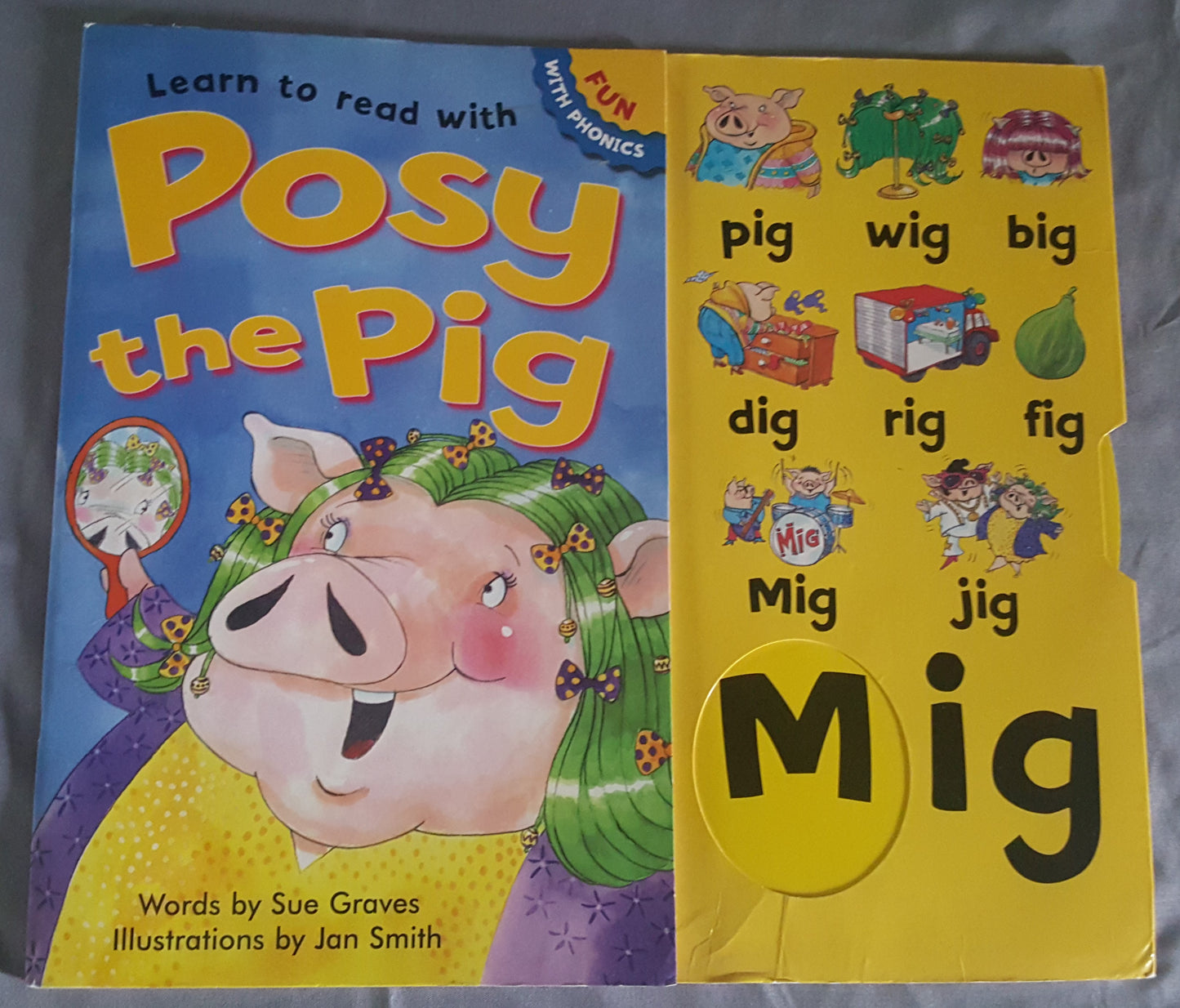 Fun With Phonics 5 book set including interactive wheels