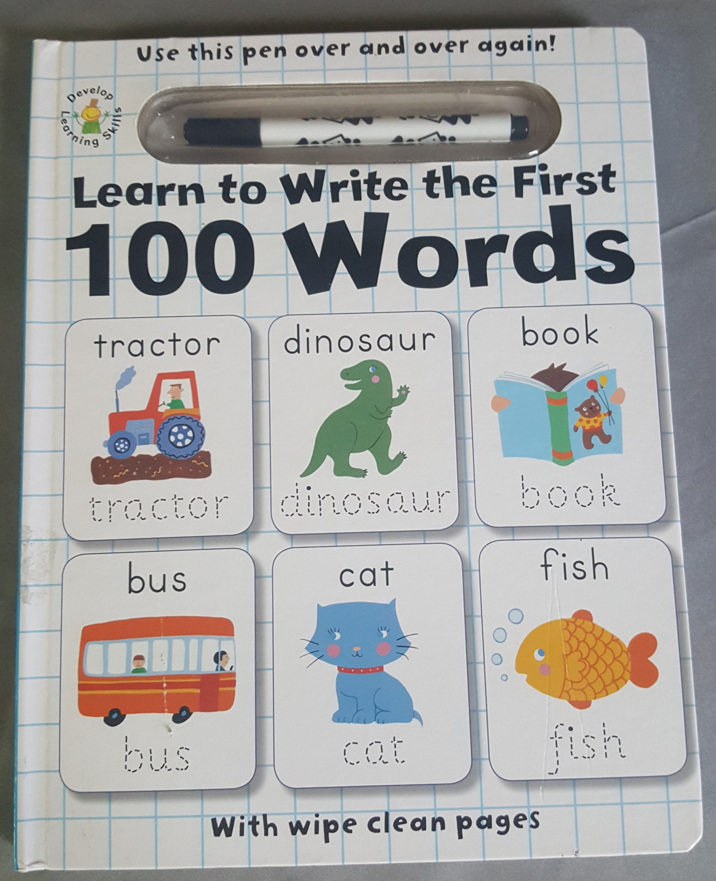 Learn to Write the First 100 Words – wipe clean pages