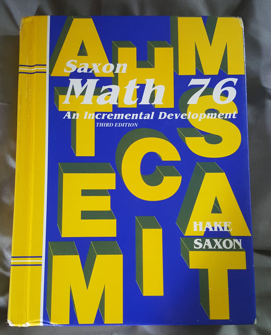 Math 76 3rd edition student text