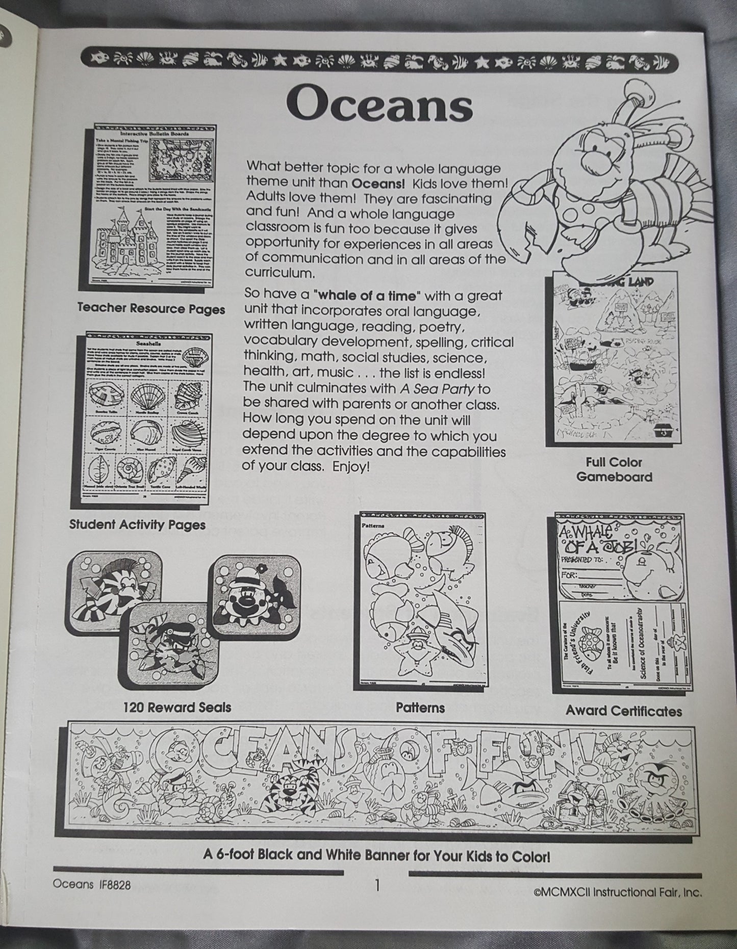 Oceans Theme Unit Study