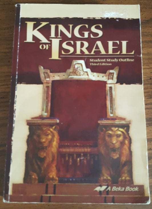 Abeka Kings of Israel Student Study Outline unused