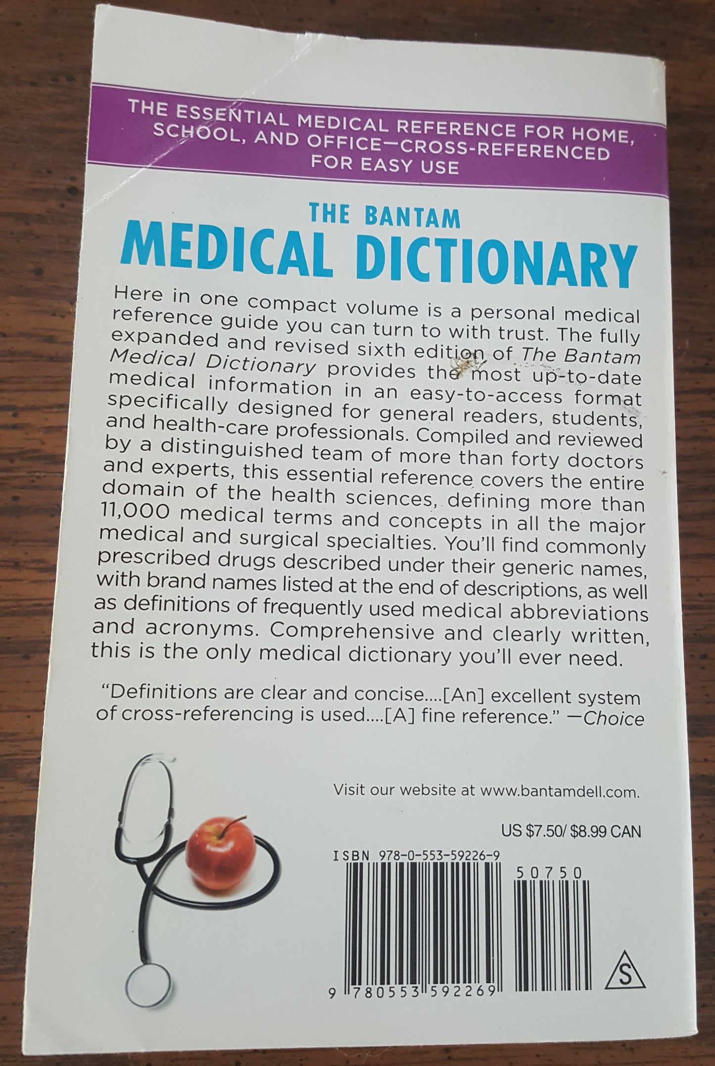 Bantam Medical Dictionary