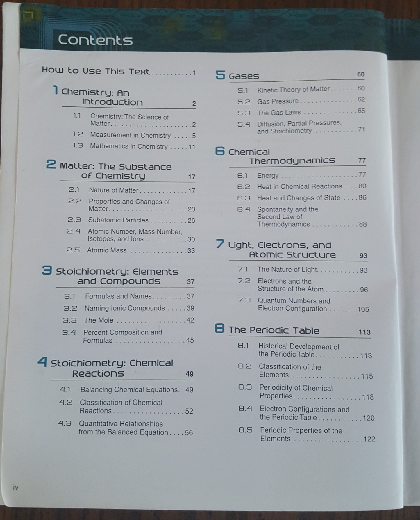 Abeka Chemistry 4 book set