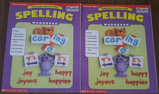 Scholastic Success with Spelling 2 book set